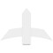 Ekena Millwork Bellingham Architectural Grade PVC Gable Bracket, 36"W x 22 1/2"H x 2"D x 6"F, 15/12 Pitch GBP036X23X0206BEL00 - alternate 3
